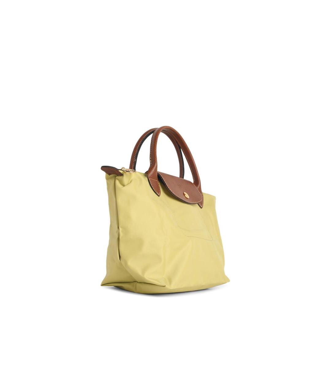 LONGCHAMP Зеленая синтетическая сумка тоут, фото 2