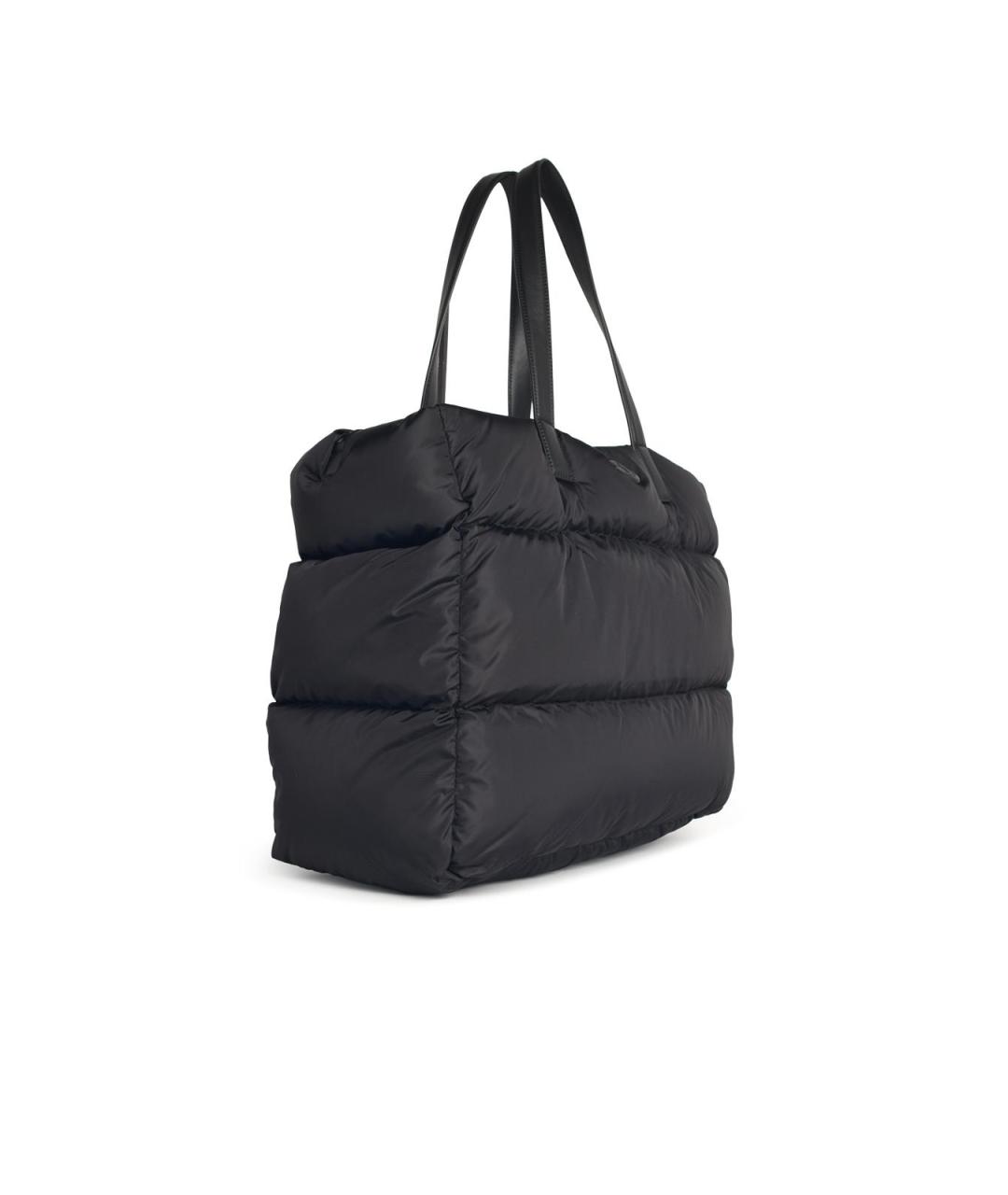 MONCLER Черная синтетическая сумка тоут, фото 2