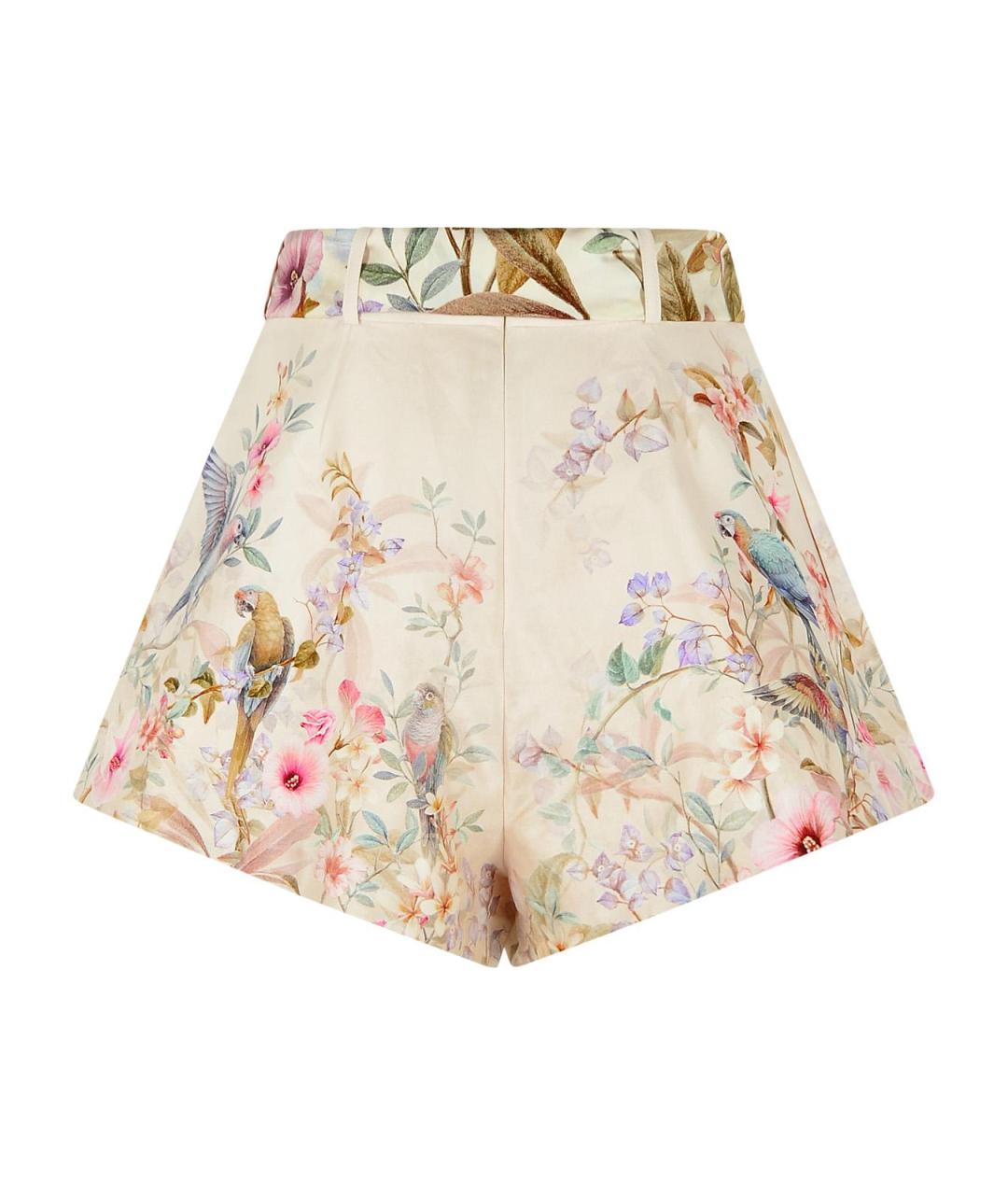 ZIMMERMANN Мульти шелковые шорты, фото 3
