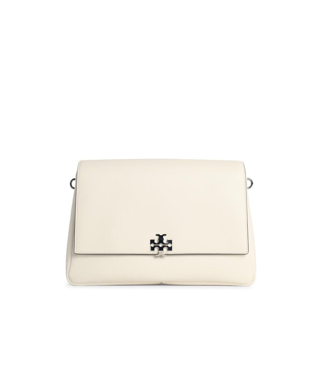 TORY BURCH Белая кожаная сумка через плечо, фото 1