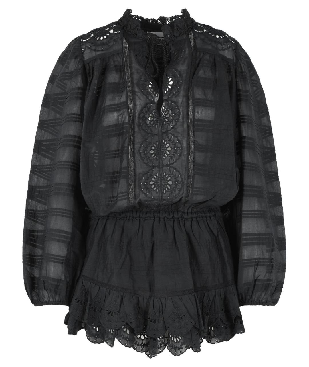 ISABEL MARANT Черное хлопковое платье, фото 1