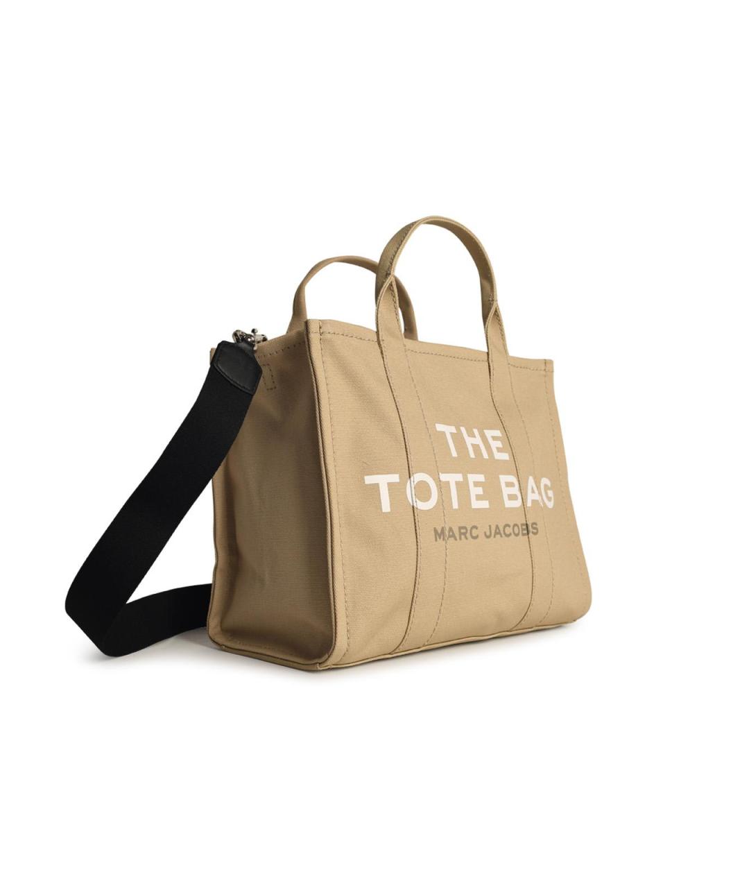 MARC JACOBS Бежевая хлопковая сумка тоут, фото 2