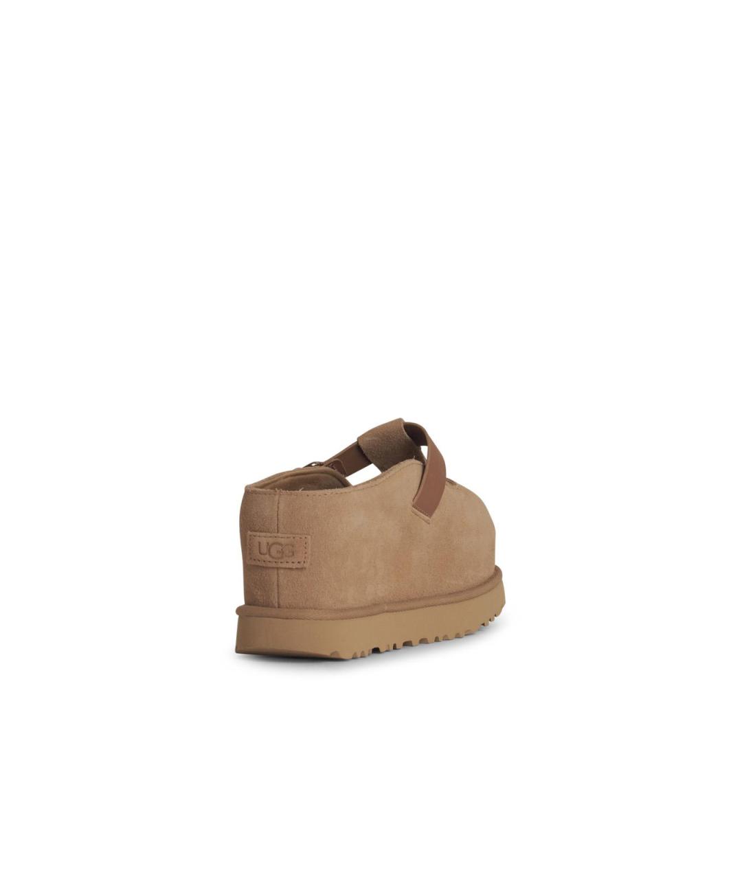 UGG AUSTRALIA Бежевые замшевые ботинки, фото 3