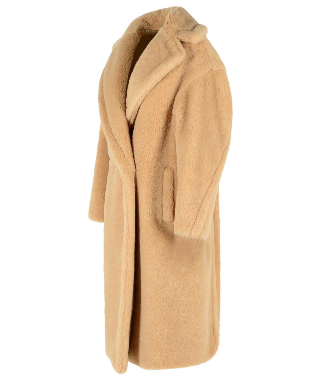 MAX MARA Бежевое шерстяное пальто, фото 2