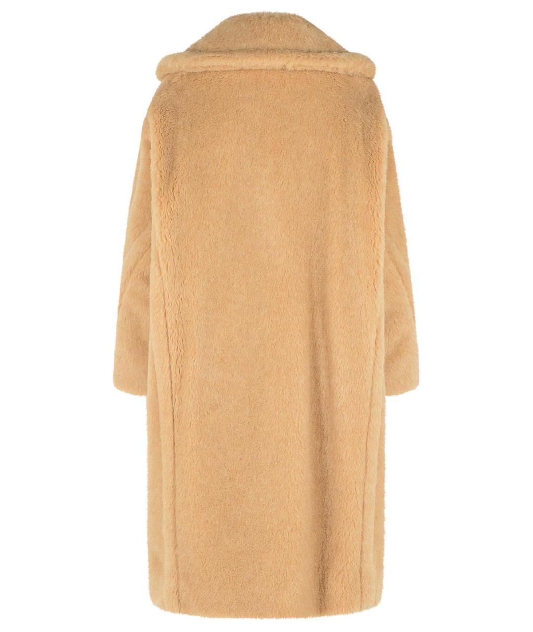 MAX MARA Бежевое шерстяное пальто, фото 3
