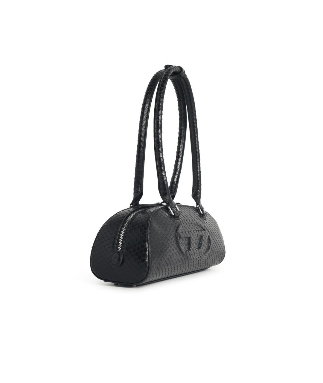 DIESEL Черная сумка тоут из искусственной кожи, фото 2