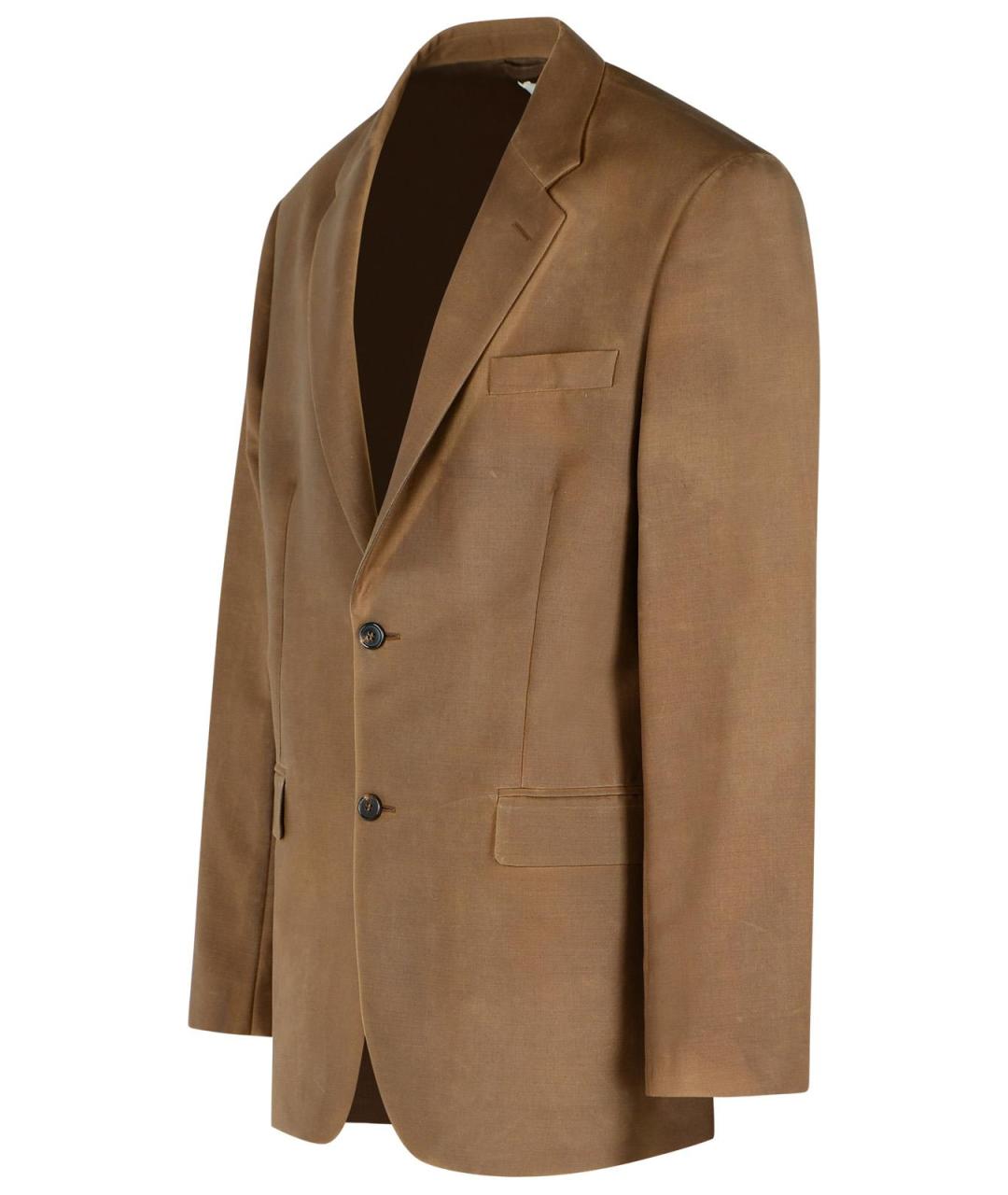 MAISON MARGIELA Коричневый шерстяной пиджак, фото 2