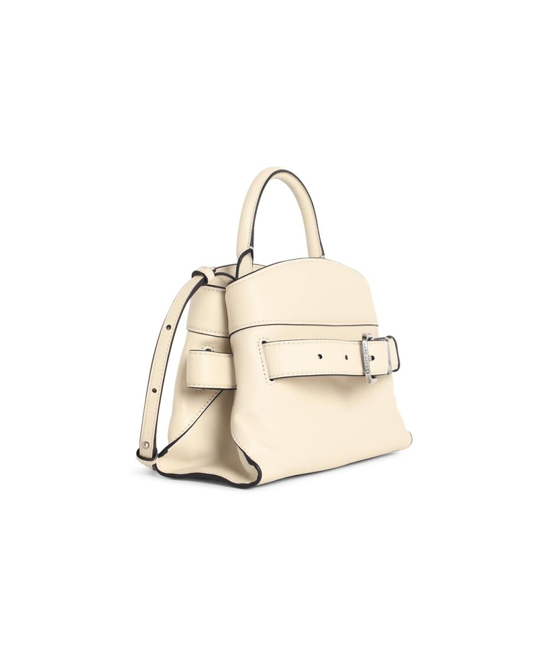 MARC JACOBS Белая кожаная сумка с короткими ручками, фото 2