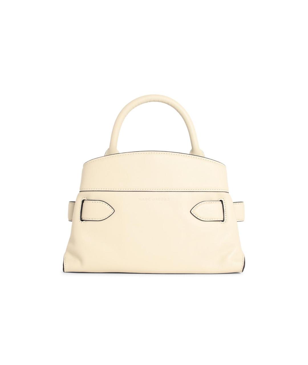 MARC JACOBS Белая кожаная сумка с короткими ручками, фото 3