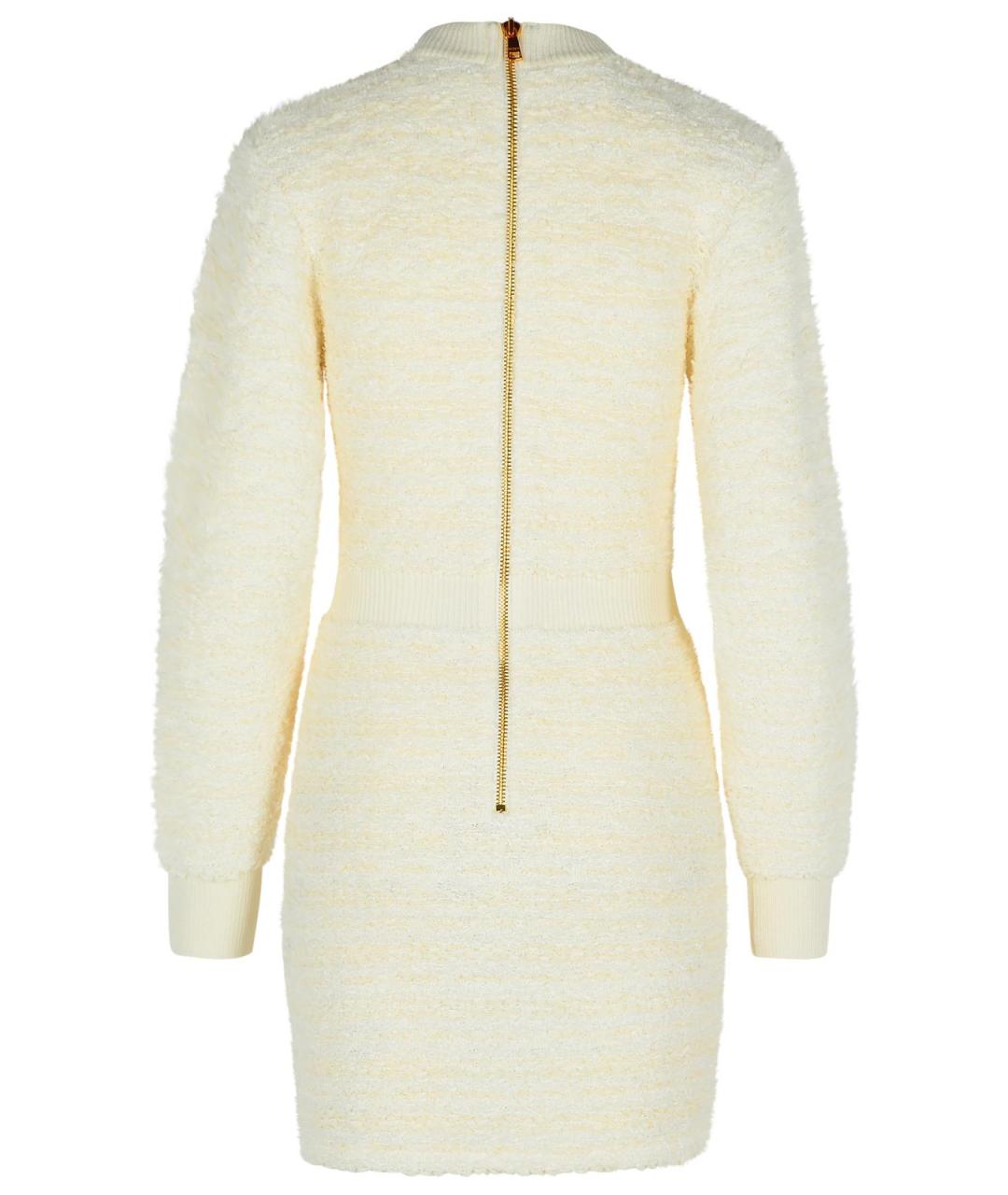 BALMAIN Белое повседневное платье, фото 3