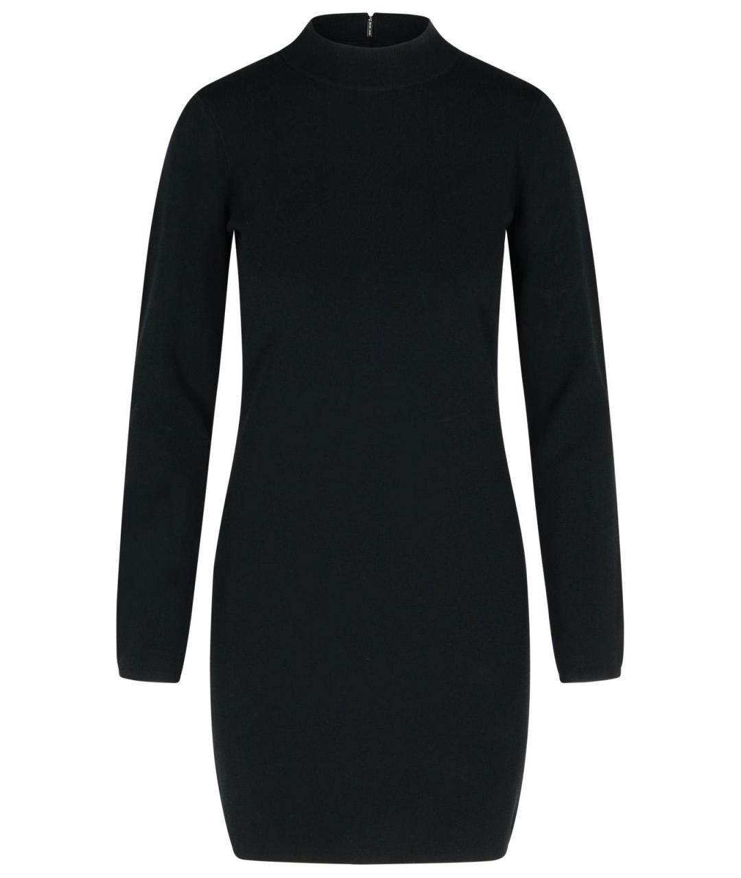 MICHAEL MICHAEL KORS Черное шерстяное повседневное платье, фото 1