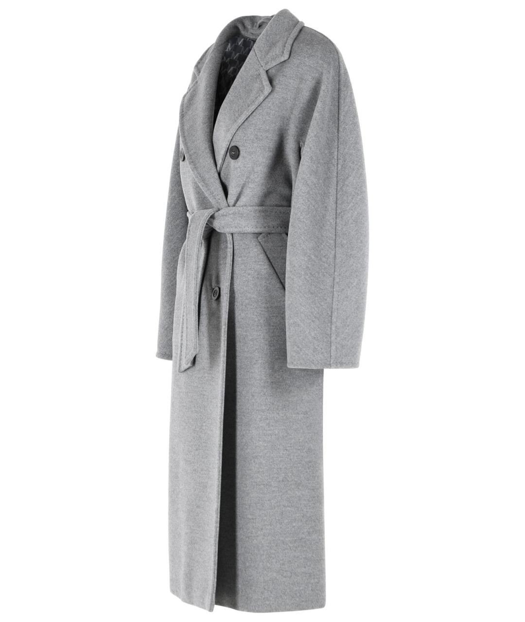 MAX MARA Серое шерстяное пальто, фото 2