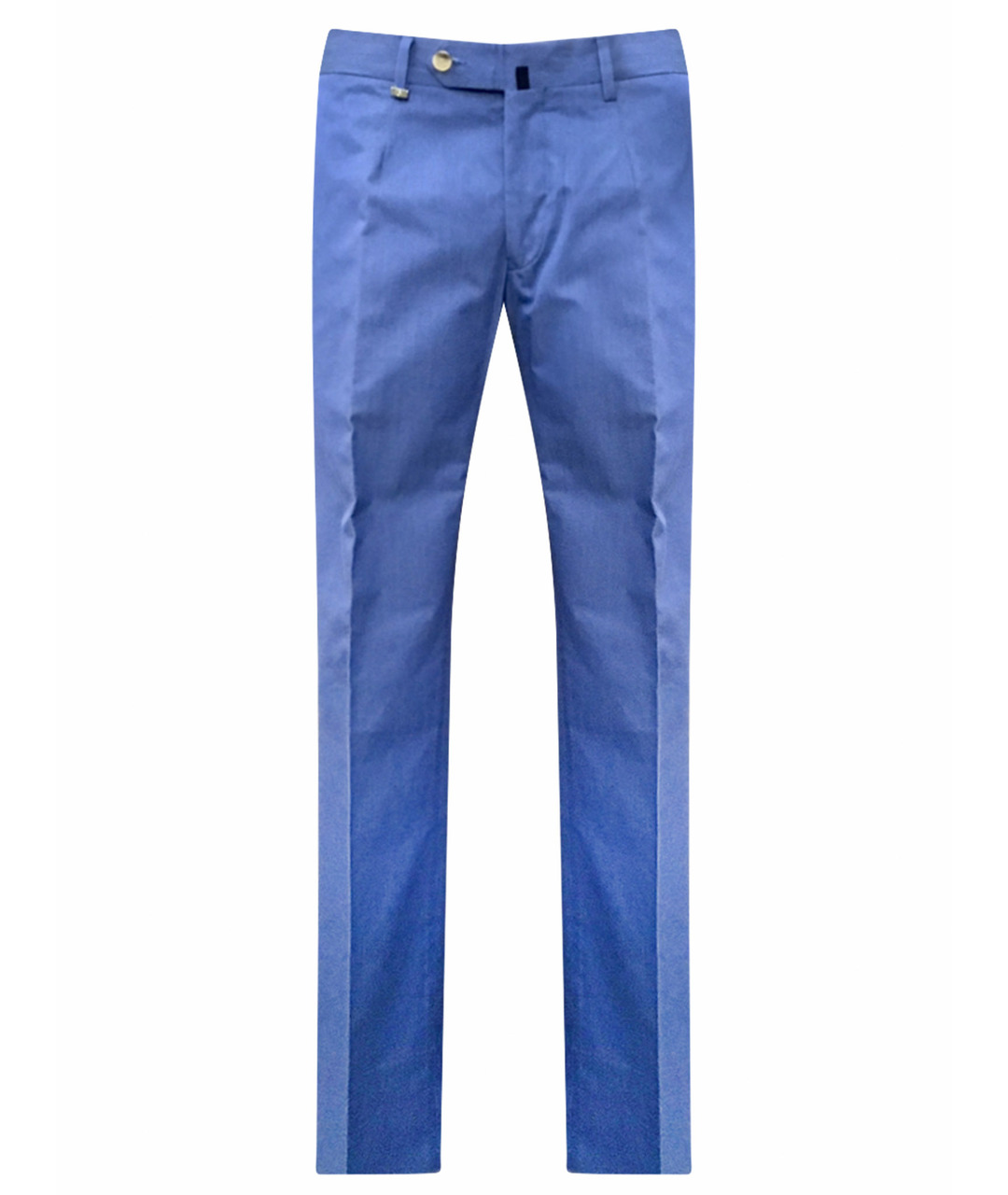 BILANCIONI Синие хлопковые повседневные брюки, фото 1
