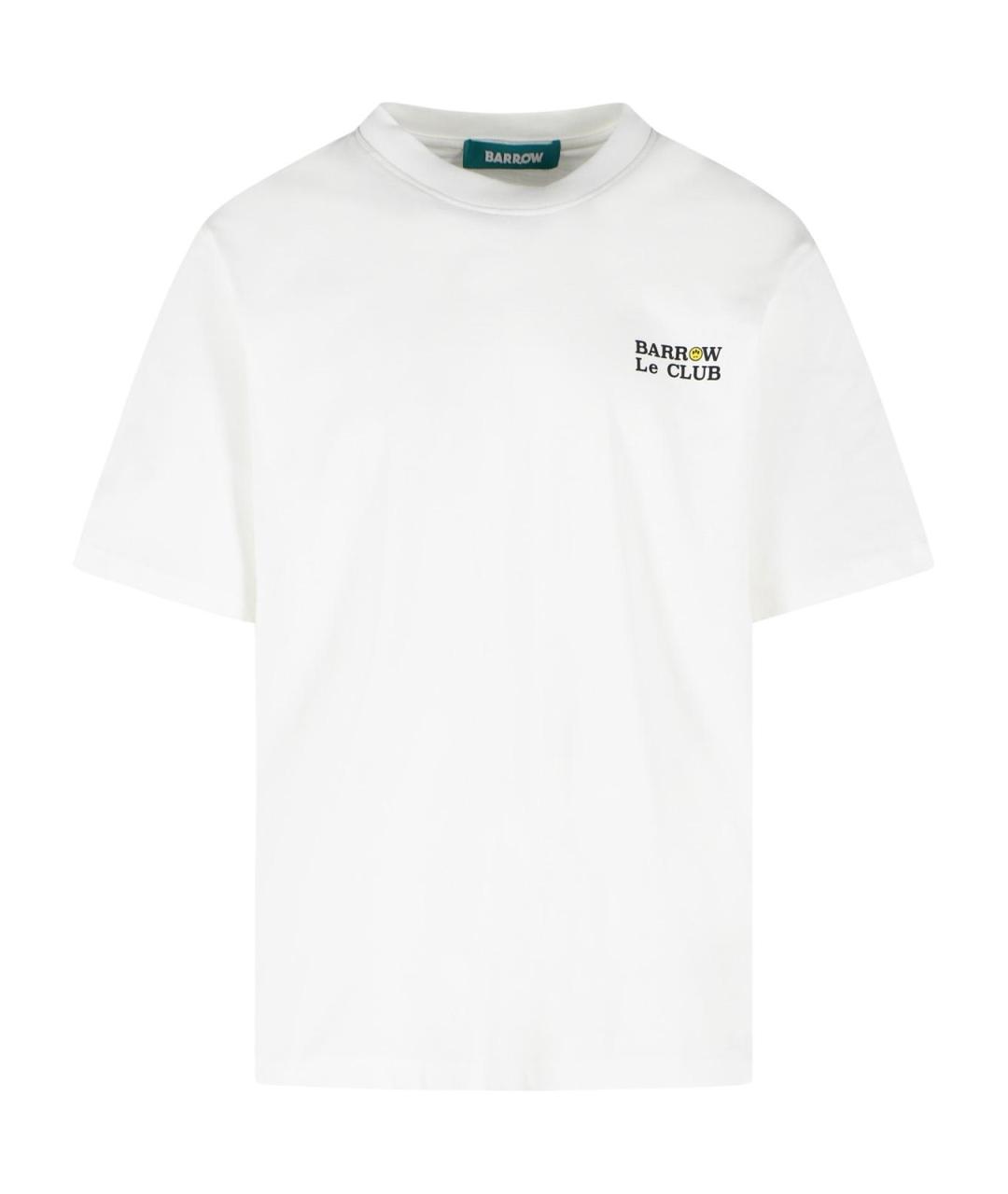 BARROW Белая хлопковая футболка, фото 1