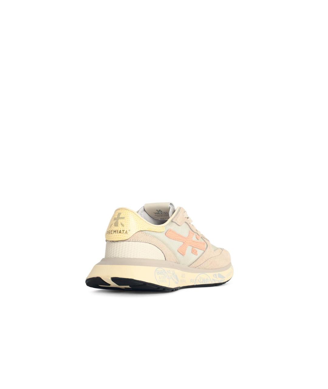 PREMIATA Розовые текстильные кроссовки, фото 3