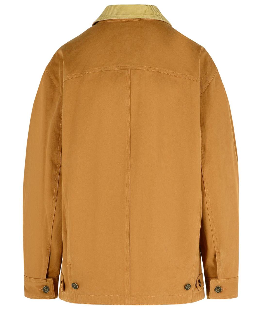 ISABEL MARANT Коричневая хлопковая куртка, фото 3