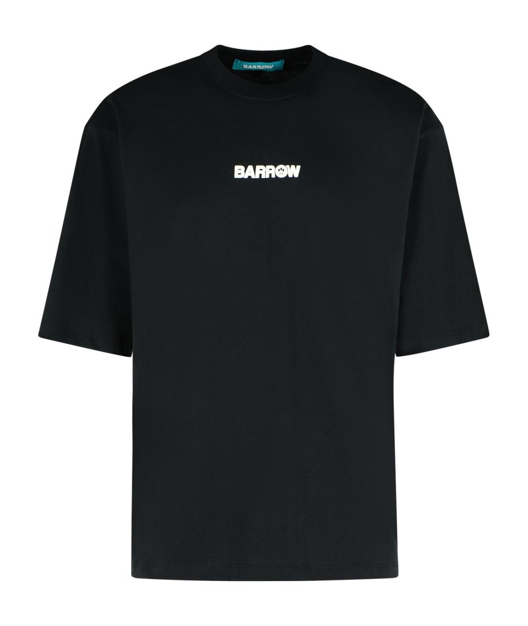 BARROW Черная хлопковая футболка, фото 1