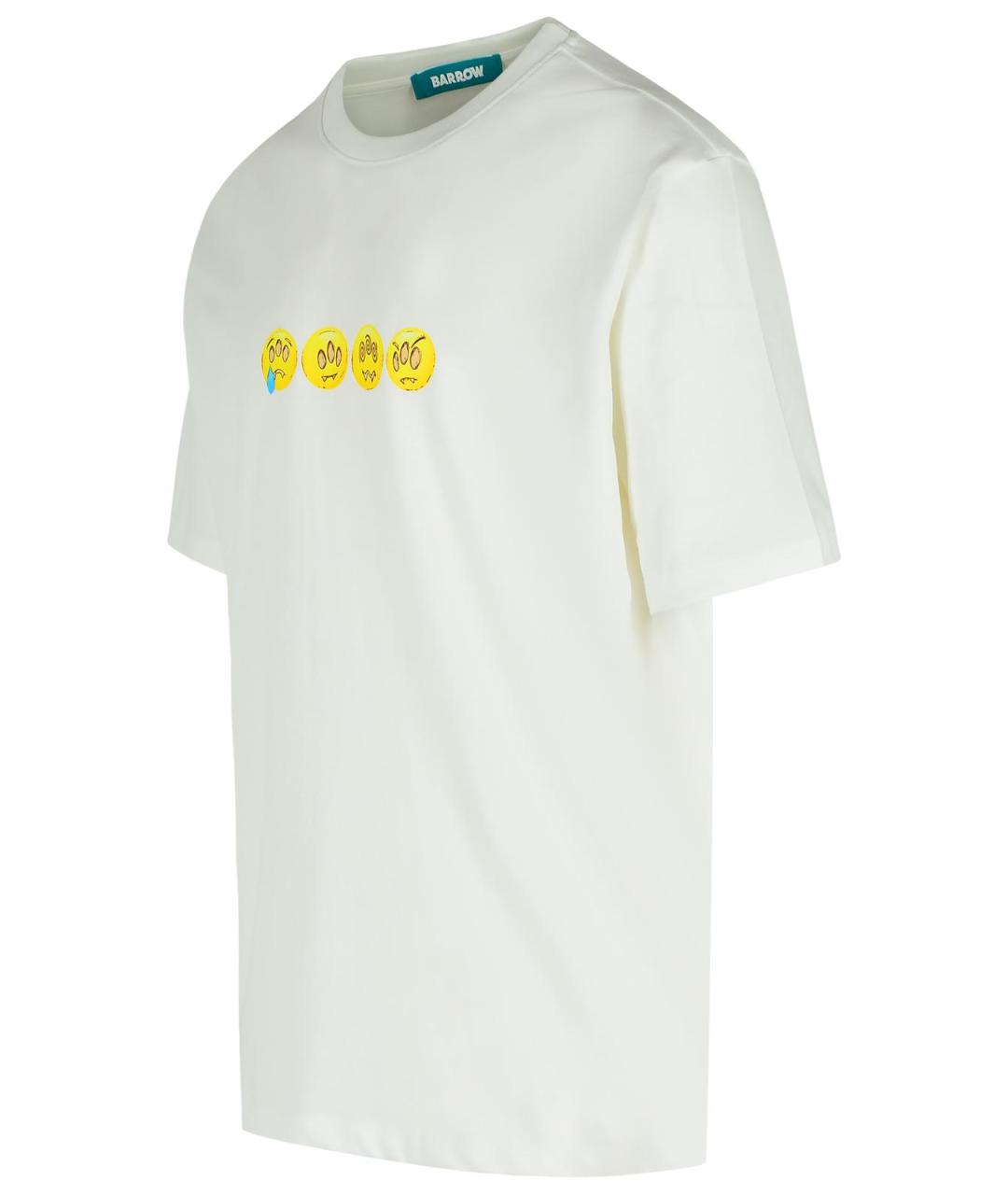 BARROW Белая хлопковая футболка, фото 2