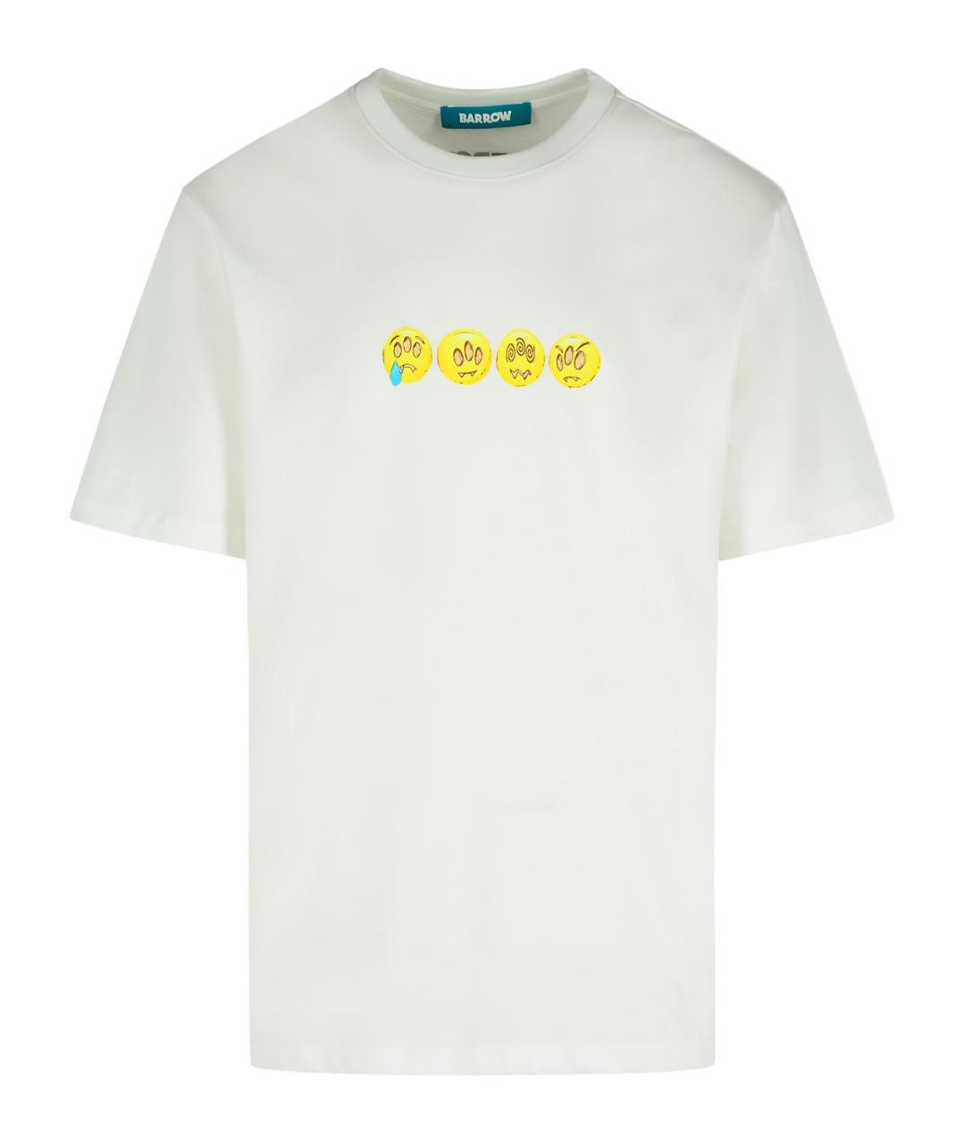 BARROW Белая хлопковая футболка, фото 1