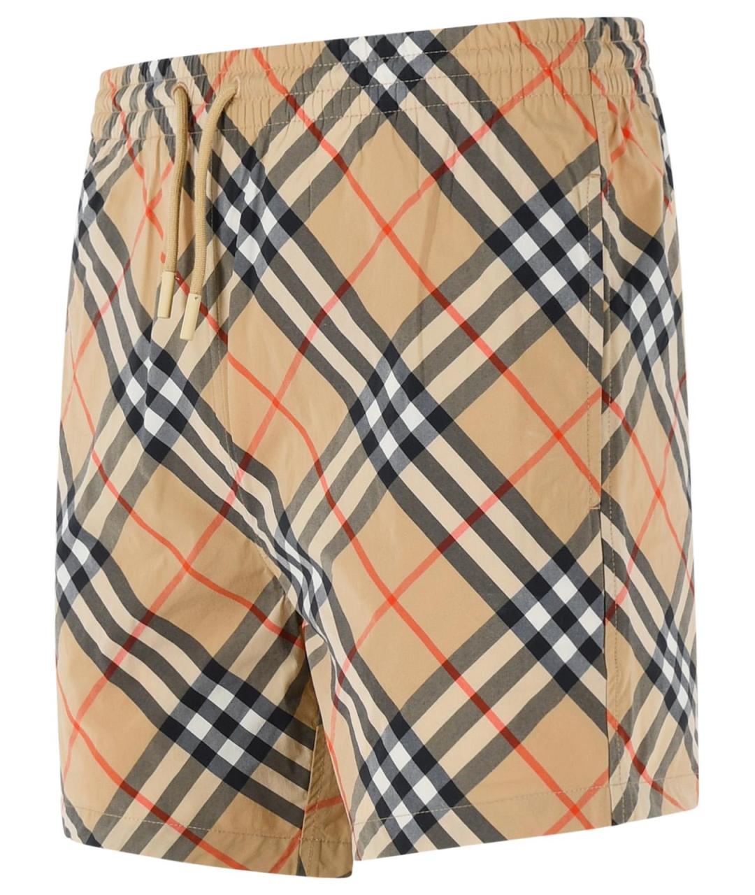 BURBERRY Бежевые полиамидовые плавки, фото 2