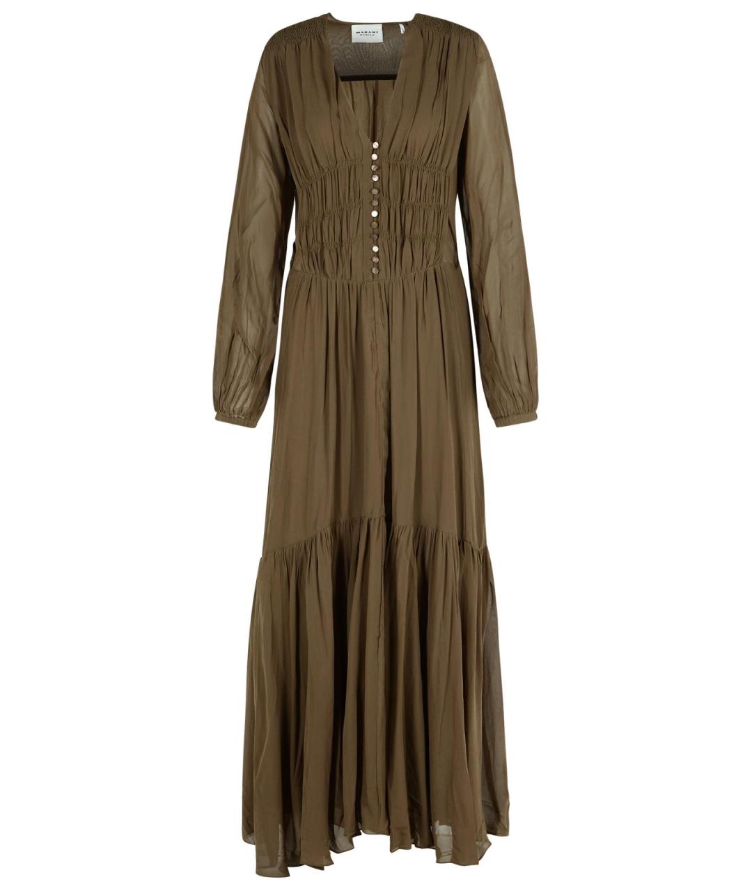 ISABEL MARANT Зеленые вискозное повседневное платье, фото 1