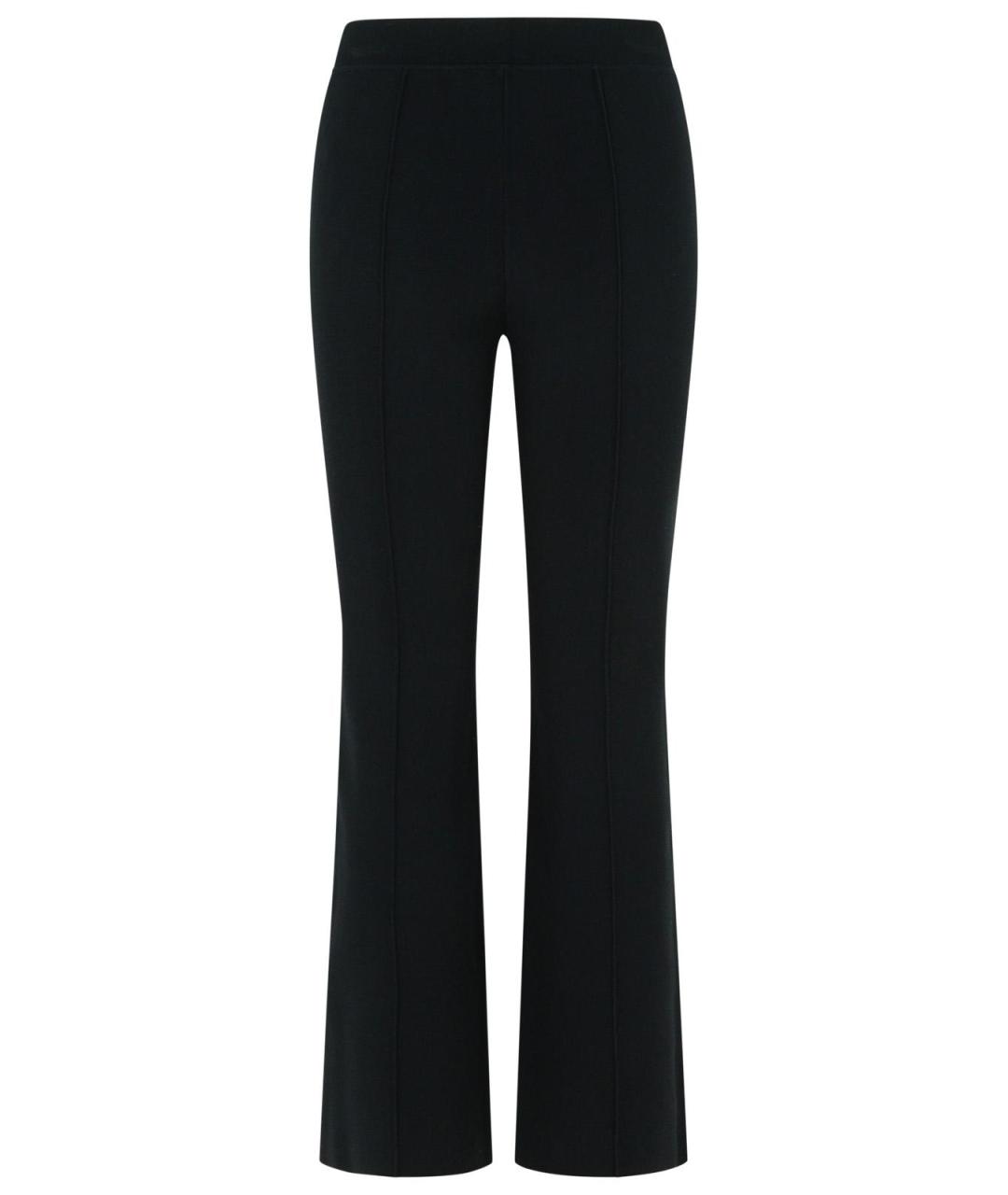 SIMKHAI Черные шелковые прямые брюки, фото 3