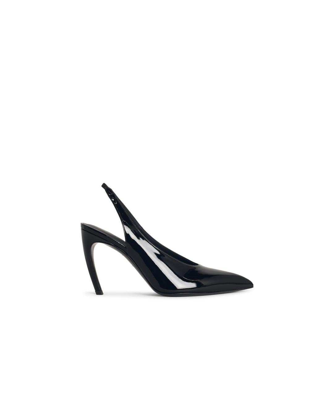 THE ATTICO Черные туфли из лакированной кожи, фото 4