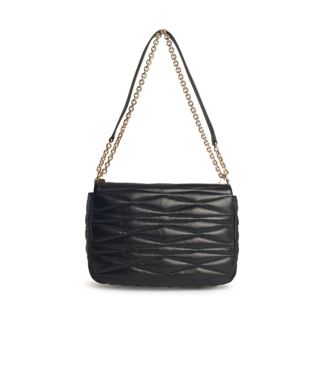 FURLA Черная кожаная сумка через плечо, фото 3