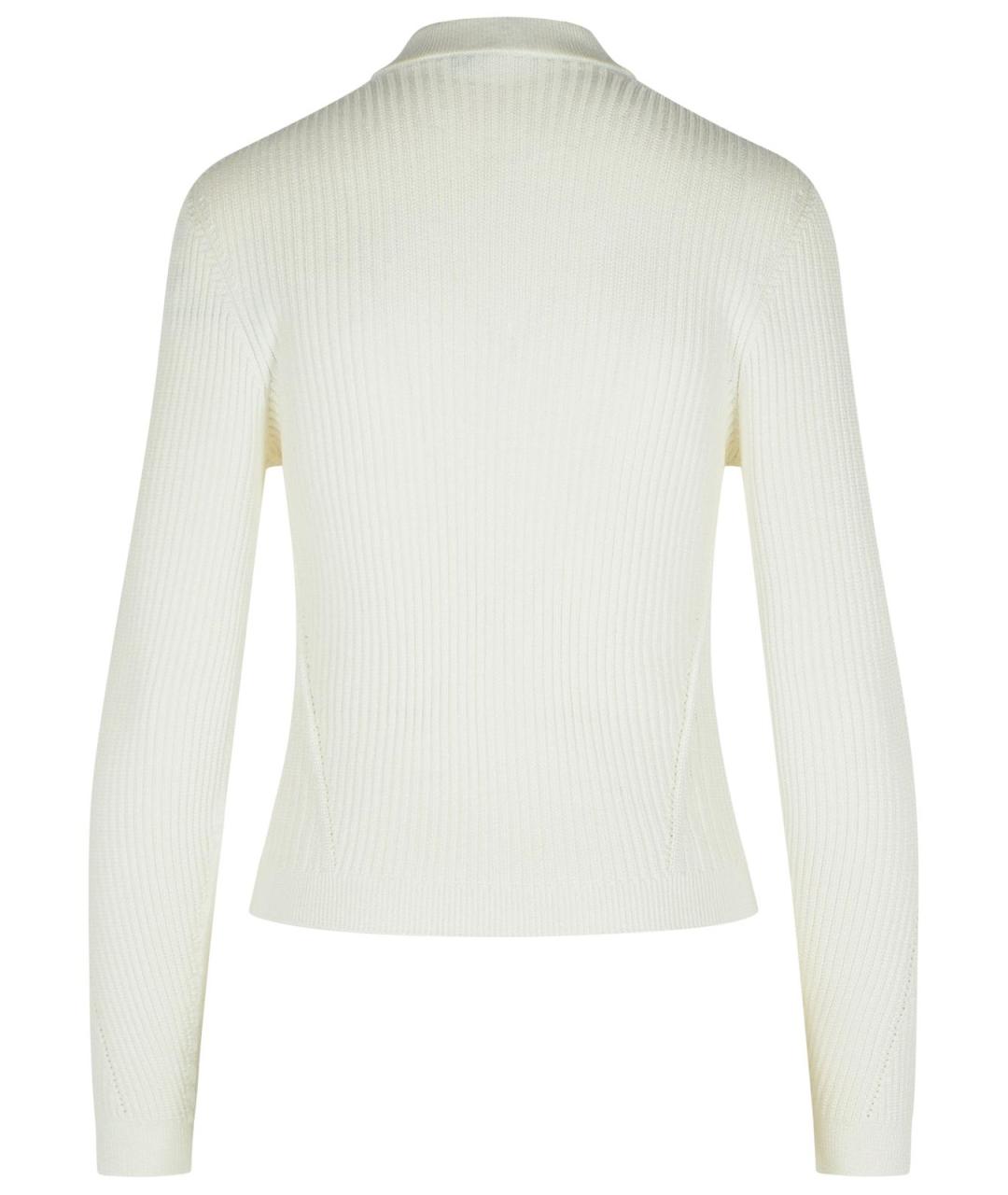 BALMAIN Белый вискозный кардиган, фото 3