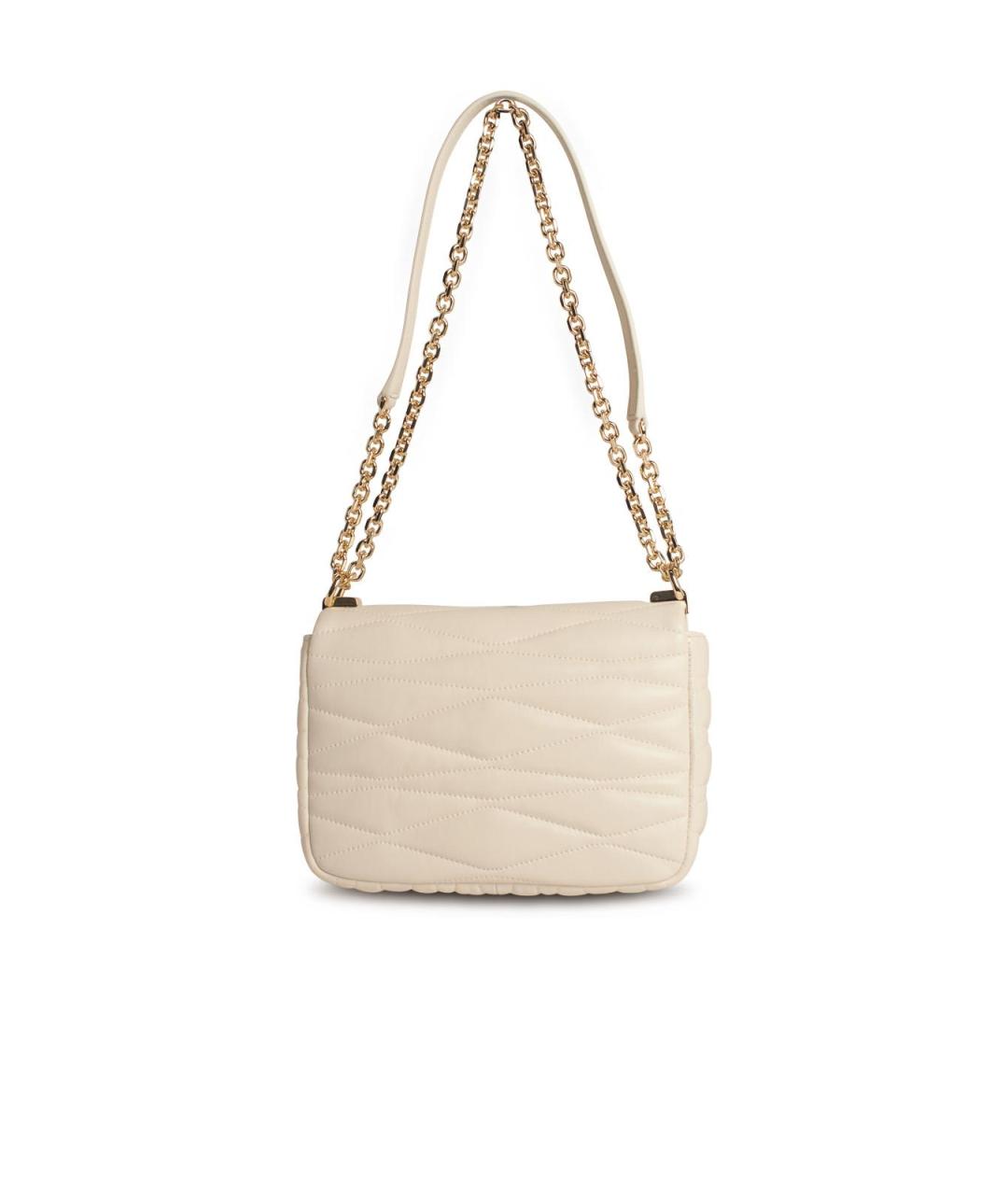 FURLA Бежевая кожаная сумка через плечо, фото 3