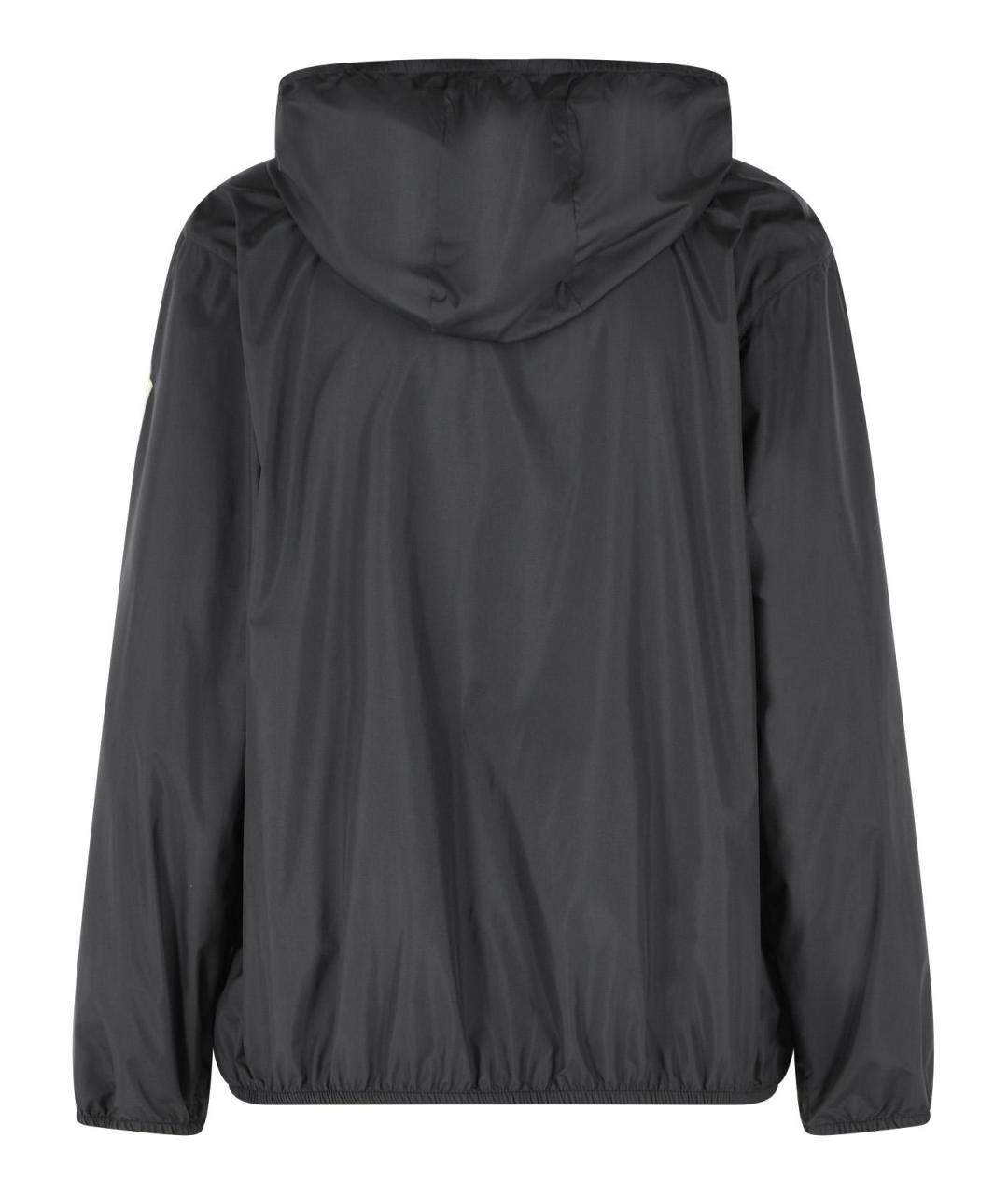 MONCLER Черная полиэстеровая куртка, фото 3