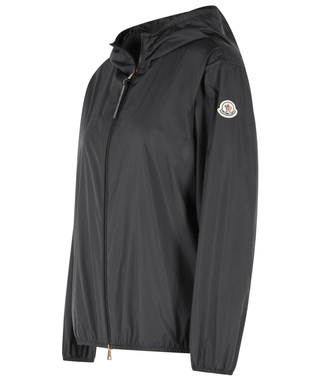 MONCLER Черная полиэстеровая куртка, фото 2