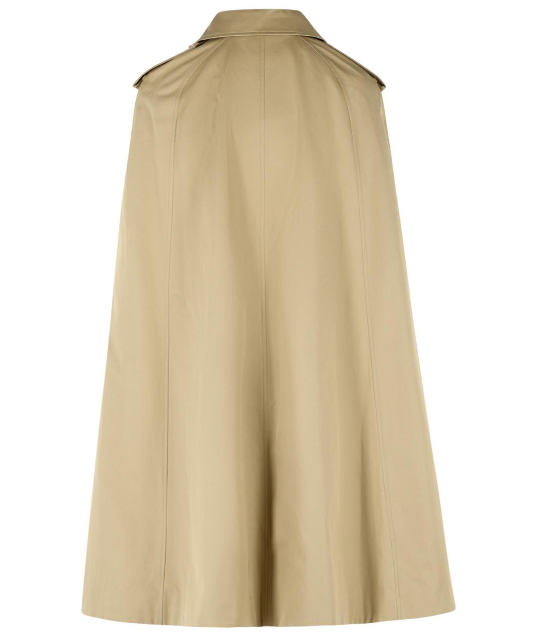 BURBERRY Бежевый хлопковый тренч/плащ, фото 3