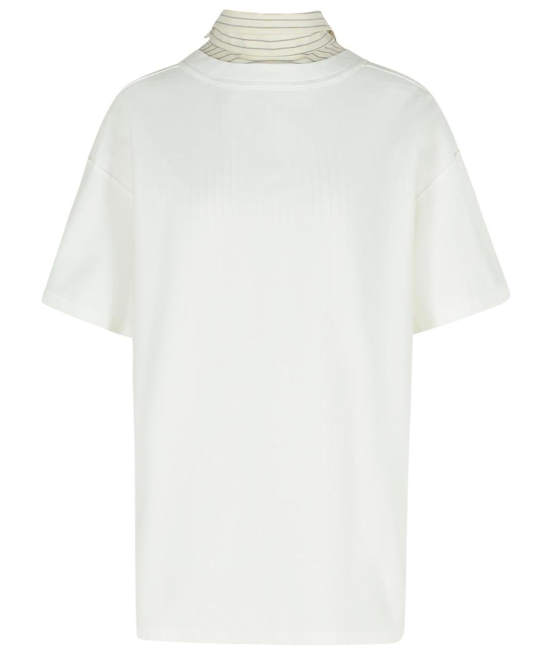 MAISON MARGIELA Белая хлопковая рубашка, фото 1