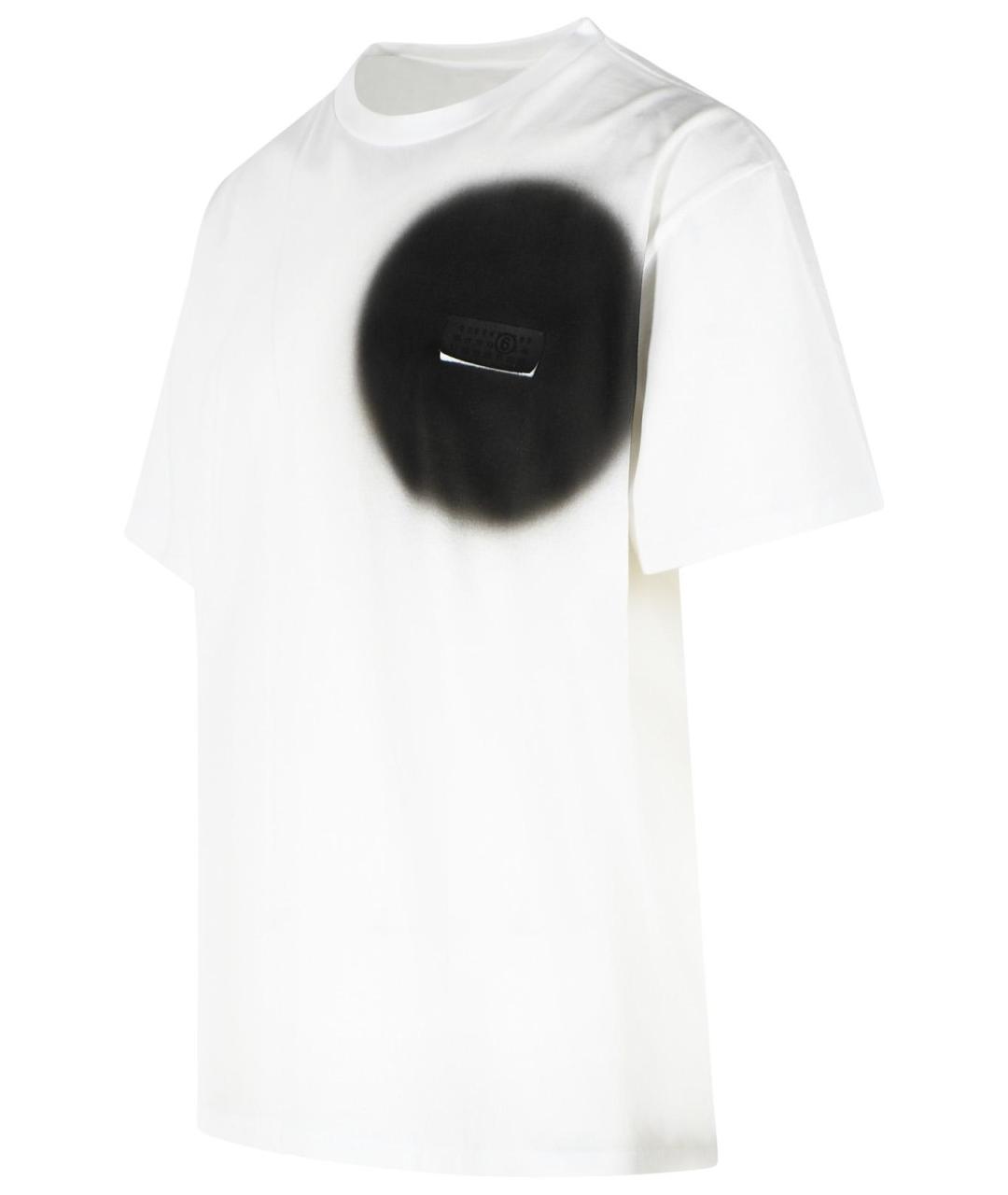 MM6 MAISON MARGIELA Белая хлопковая футболка, фото 2