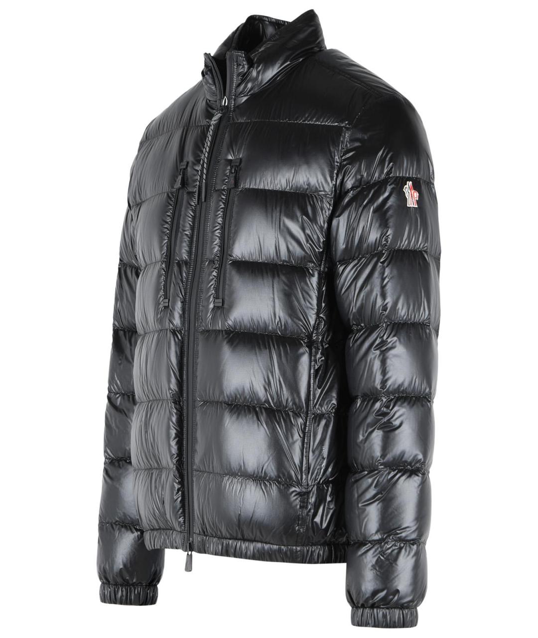 MONCLER GRENOBLE Черный полиамидовый пуховик, фото 2