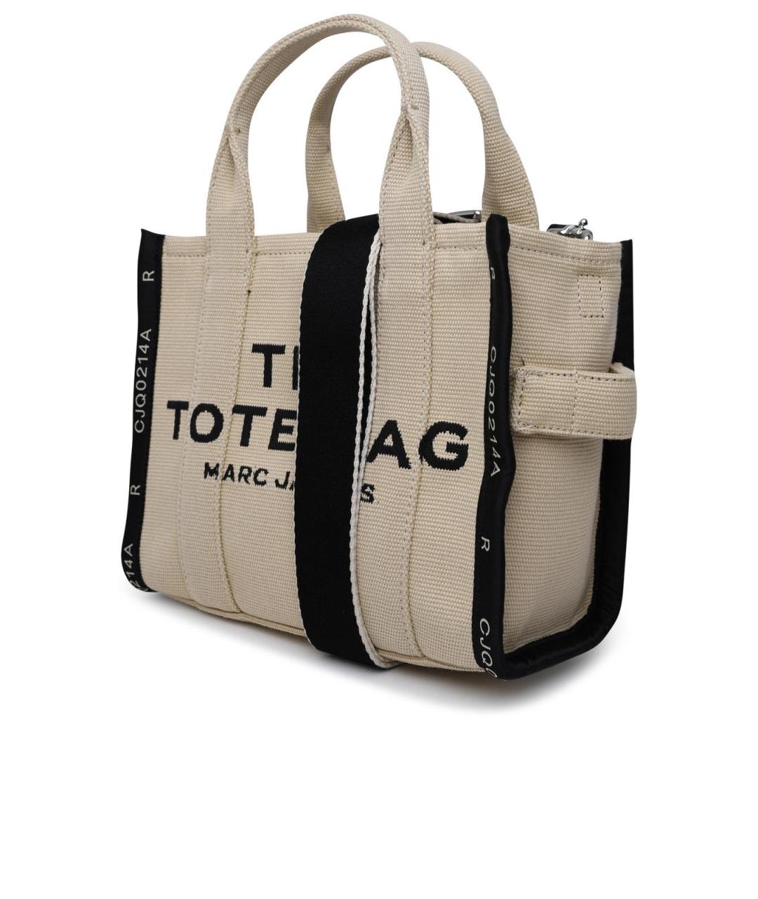 MARC JACOBS Бежевая хлопковая сумка тоут, фото 2