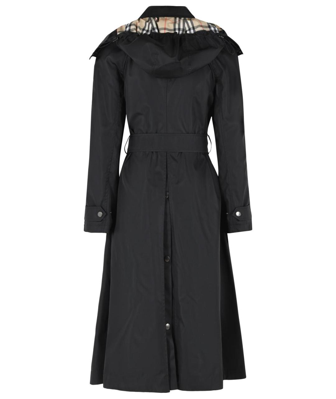 BURBERRY Черный полиамидовый тренч/плащ, фото 3