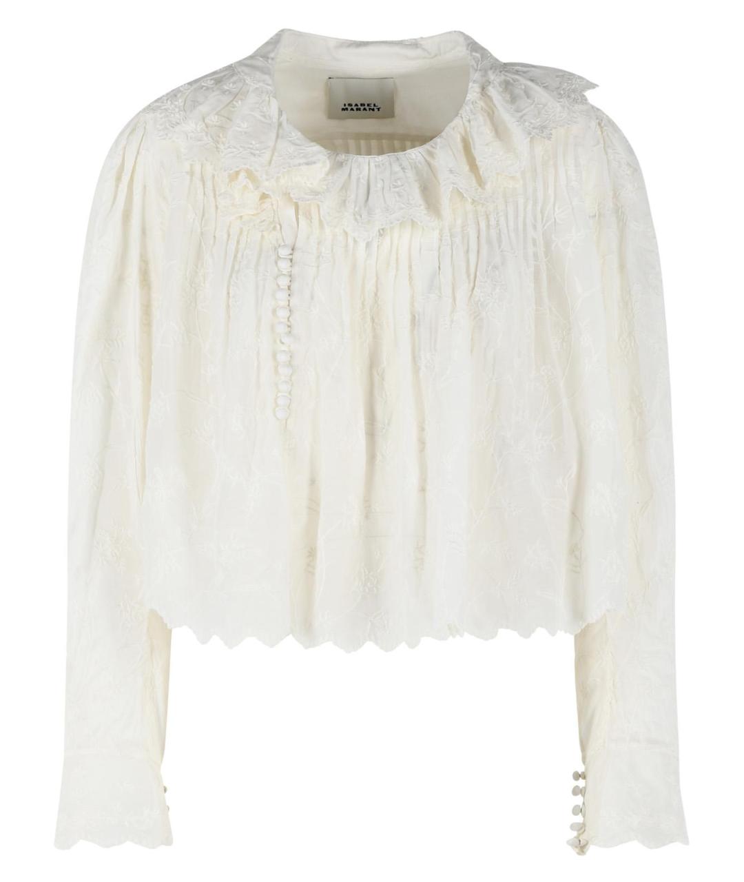 ISABEL MARANT Белая хлопковая блузы, фото 1