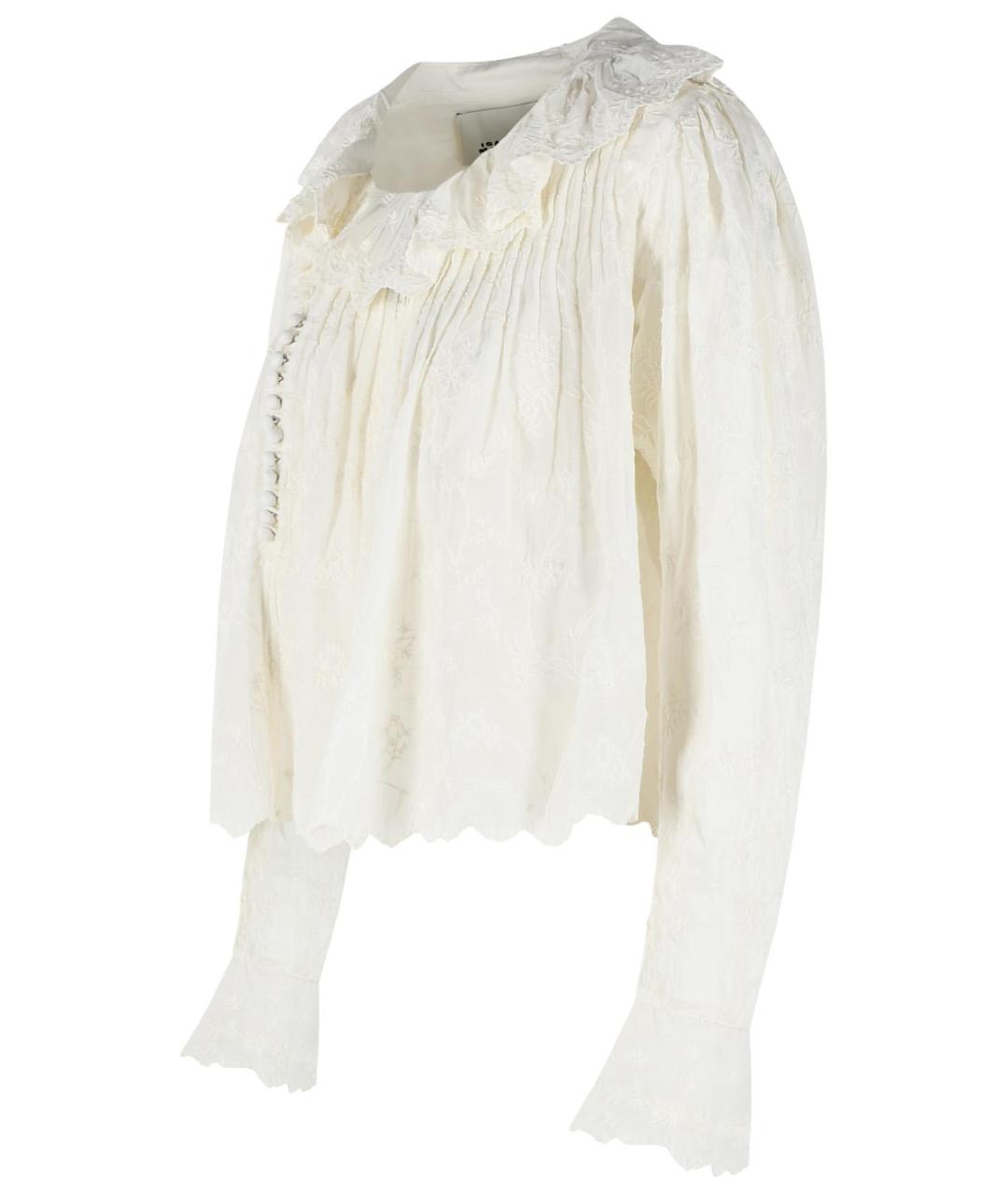 ISABEL MARANT Белая хлопковая блузы, фото 2