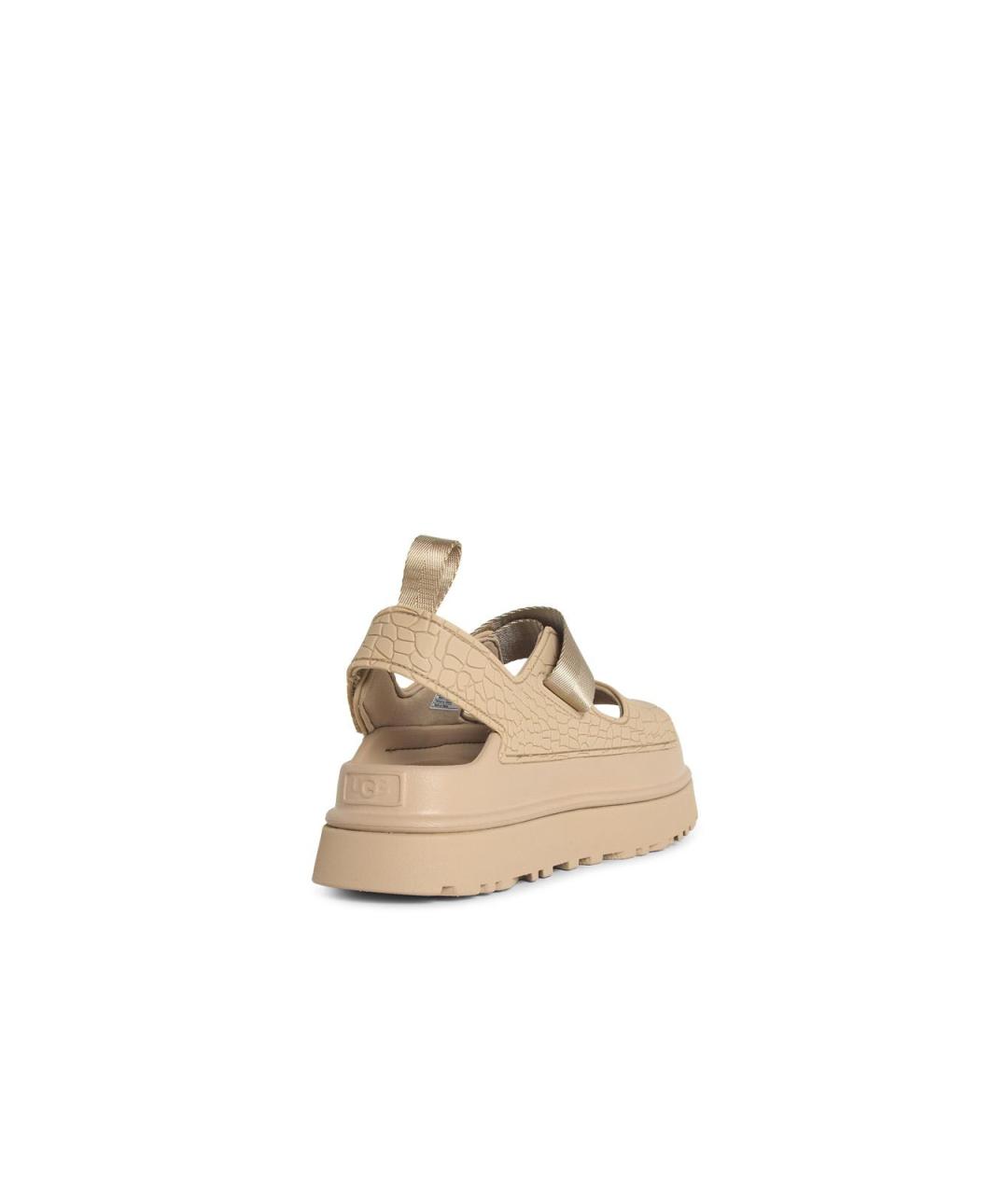 UGG AUSTRALIA Бежевые сандалии, фото 3