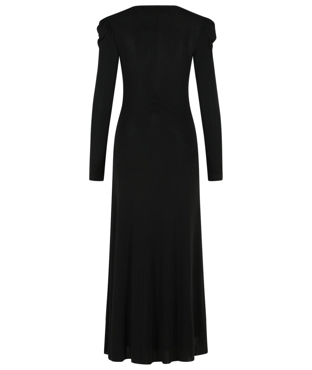 ISABEL MARANT Черное вискозное вечернее платье, фото 3