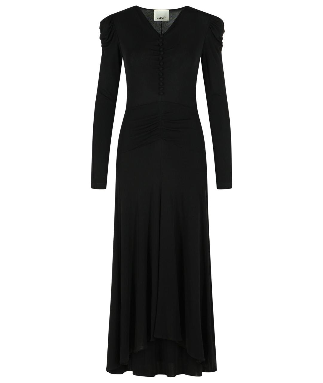 ISABEL MARANT Черное вискозное вечернее платье, фото 1