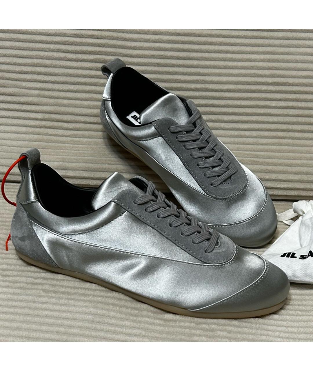 JIL SANDER Голубые кеды, фото 9