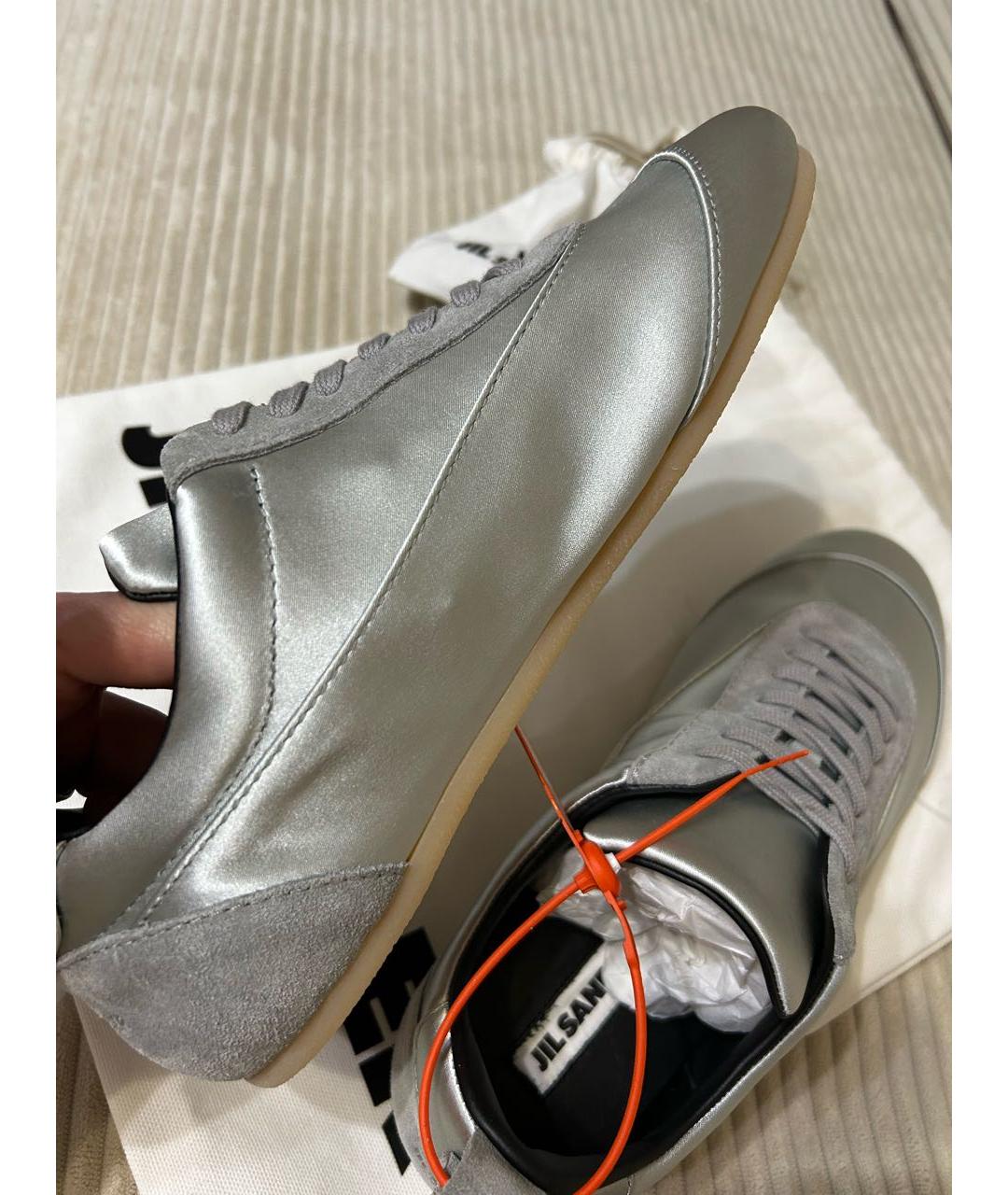 JIL SANDER Голубые кеды, фото 5