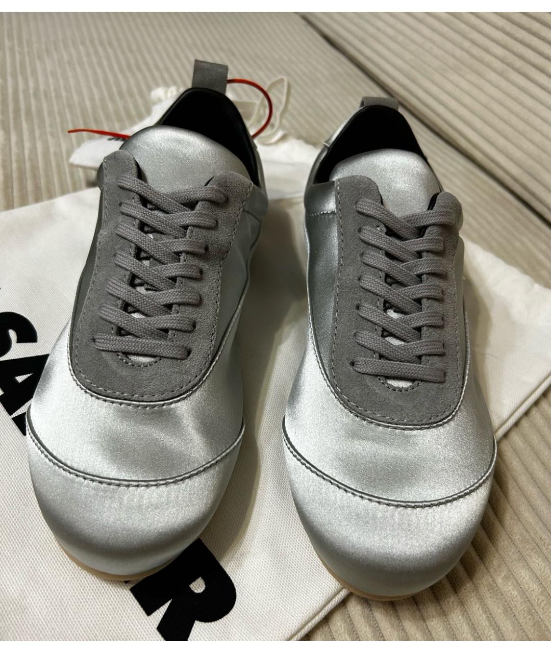 JIL SANDER Голубые кеды, фото 2