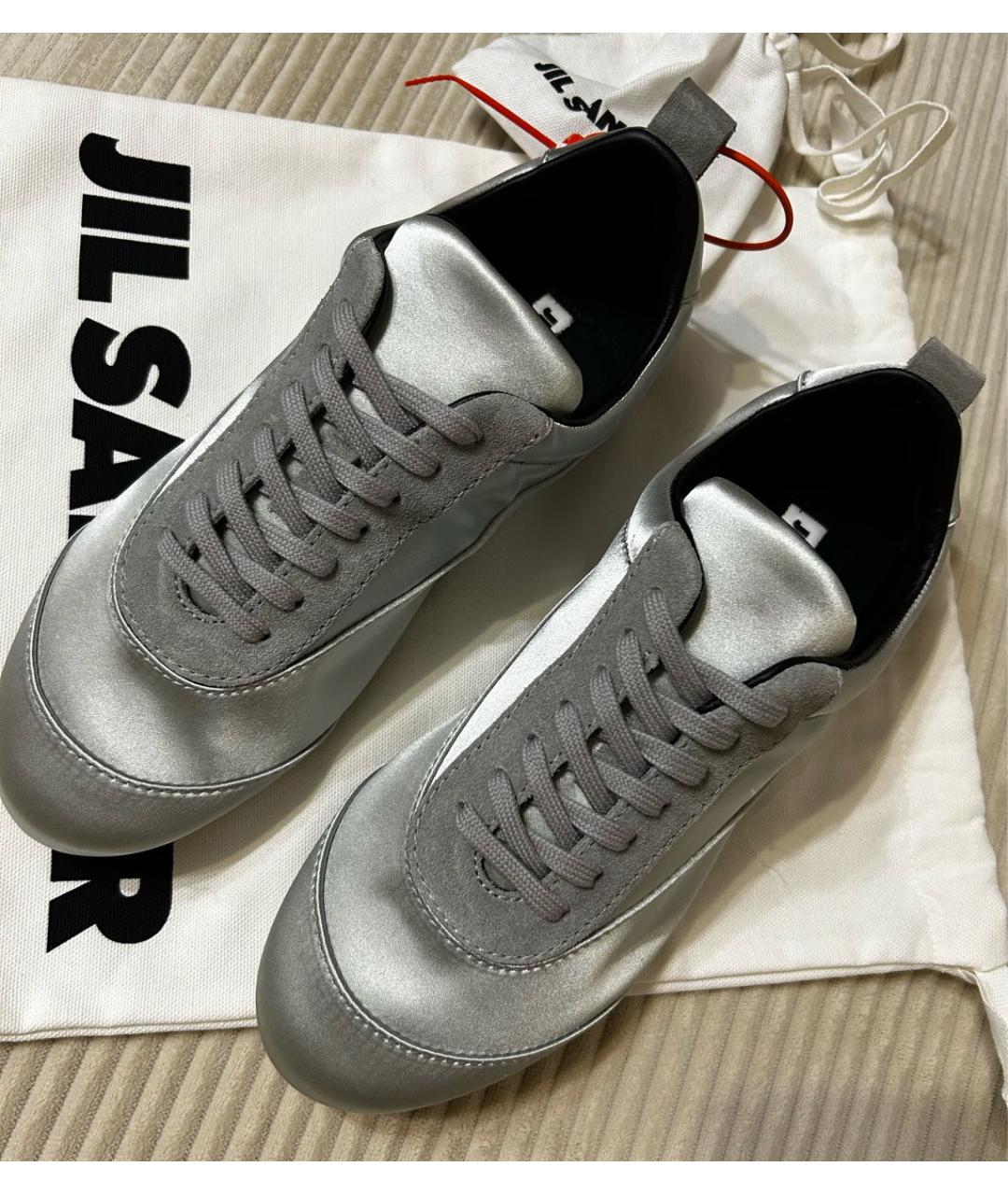 JIL SANDER Голубые кеды, фото 3