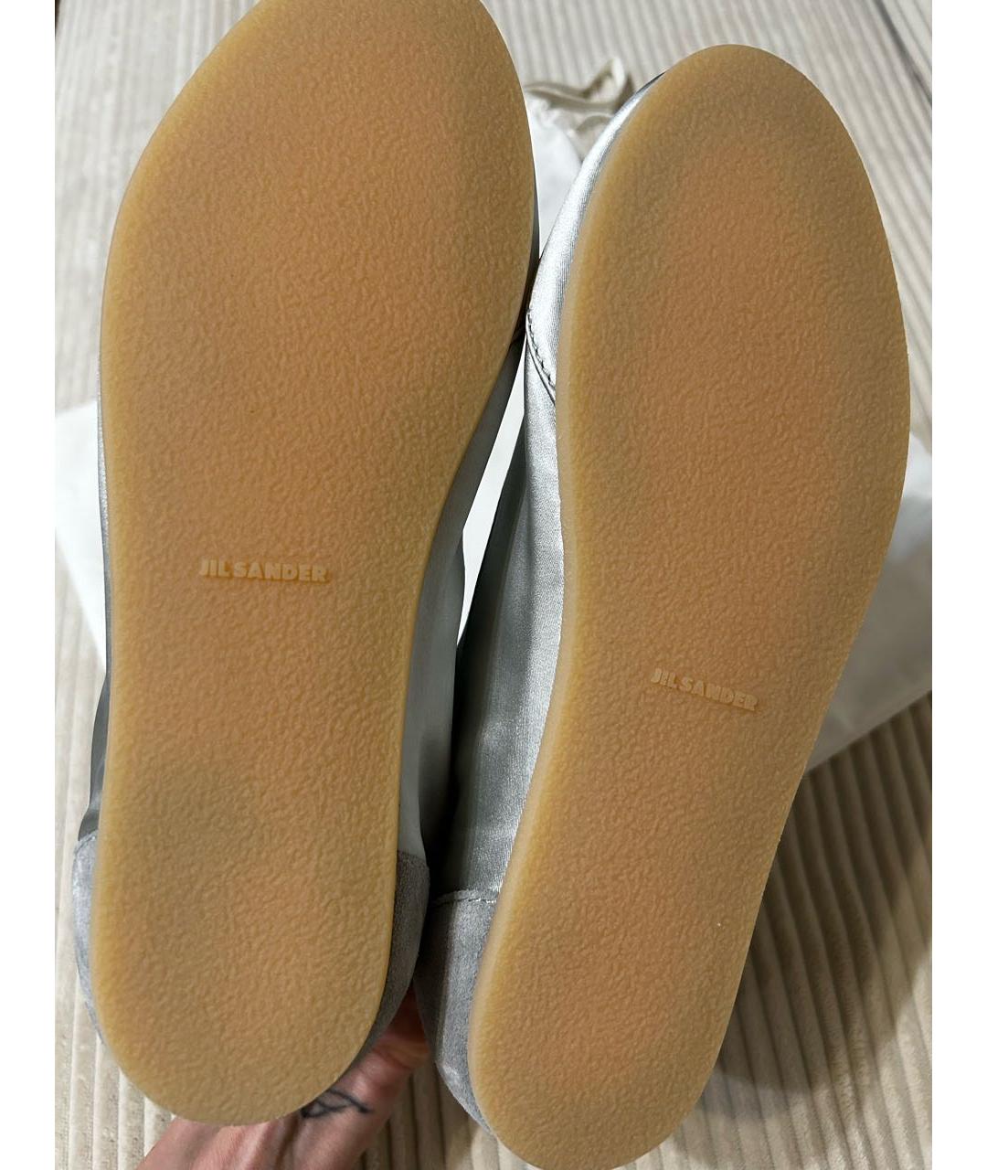 JIL SANDER Голубые кеды, фото 6