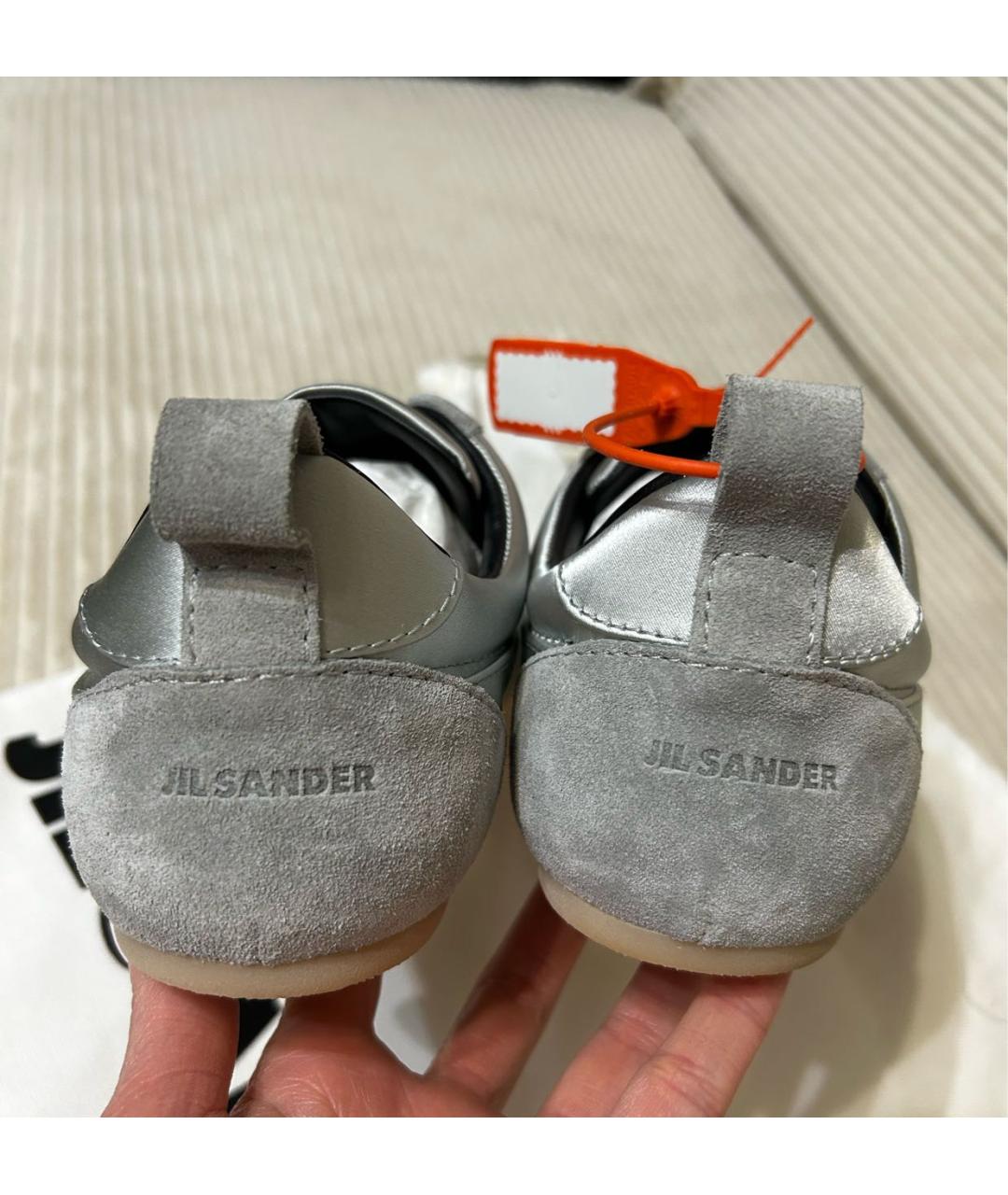 JIL SANDER Голубые кеды, фото 4