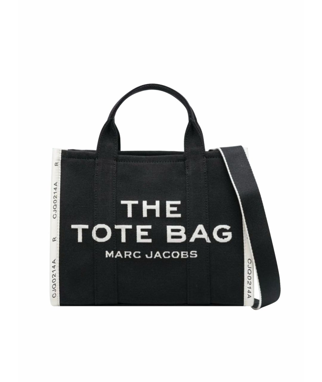 MARC JACOBS Черная хлопковая сумка тоут, фото 1